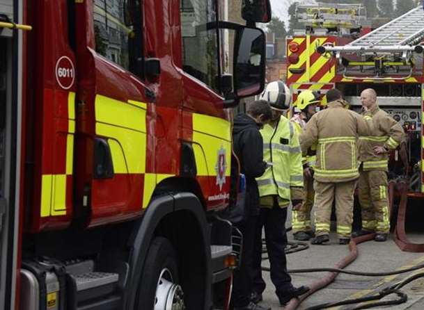 Firefighters were called to a multi-car fire in the early hours of this morning.