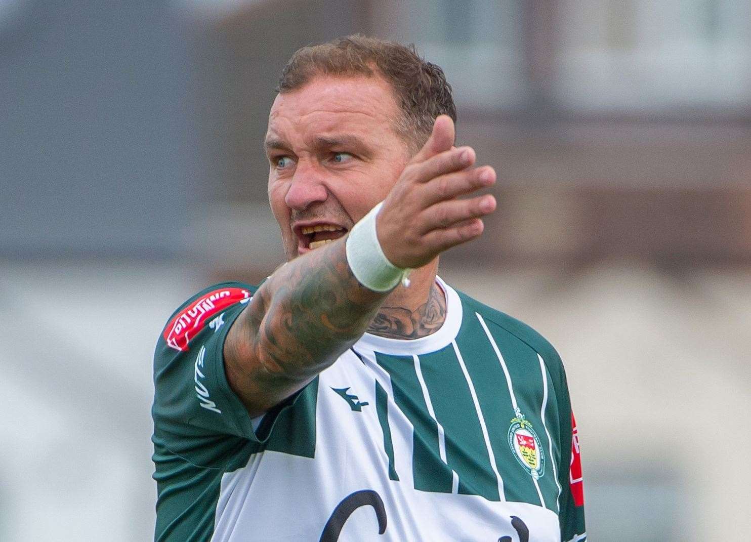 Ashford United manager Danny Kedwell. Picture: Ian Scammell