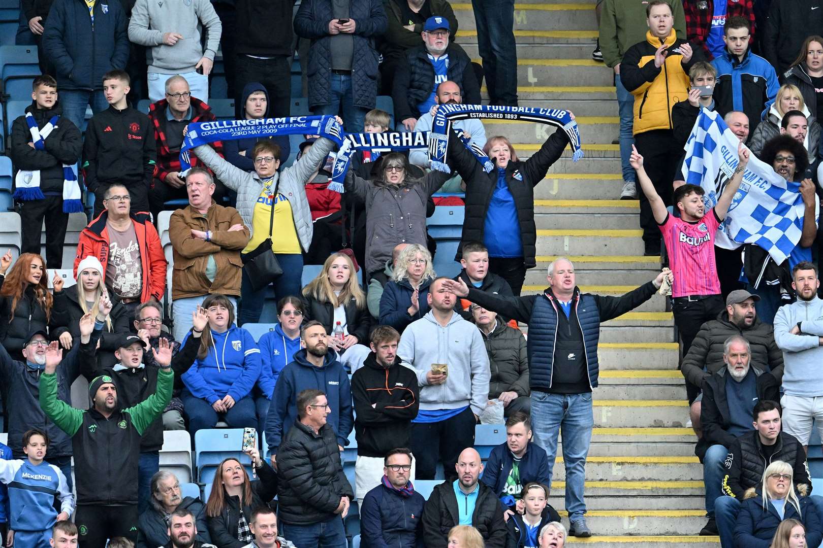 Gillingham fans have been allocated 515 tickets for their League 2 match at Bromley next month. Picture: Keith Gillard