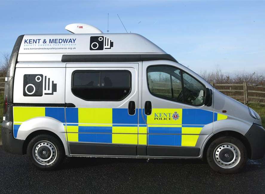 The number of drivers caught by mobile speed cameras has also increased