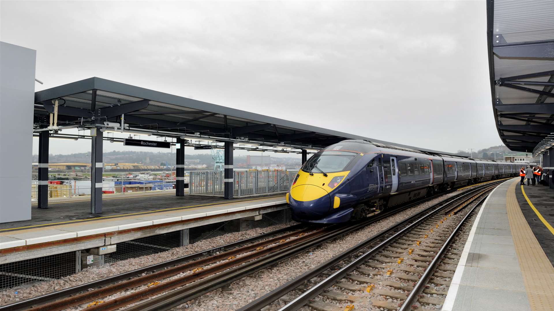 Work on a new platform at Rochester station is due to be completed