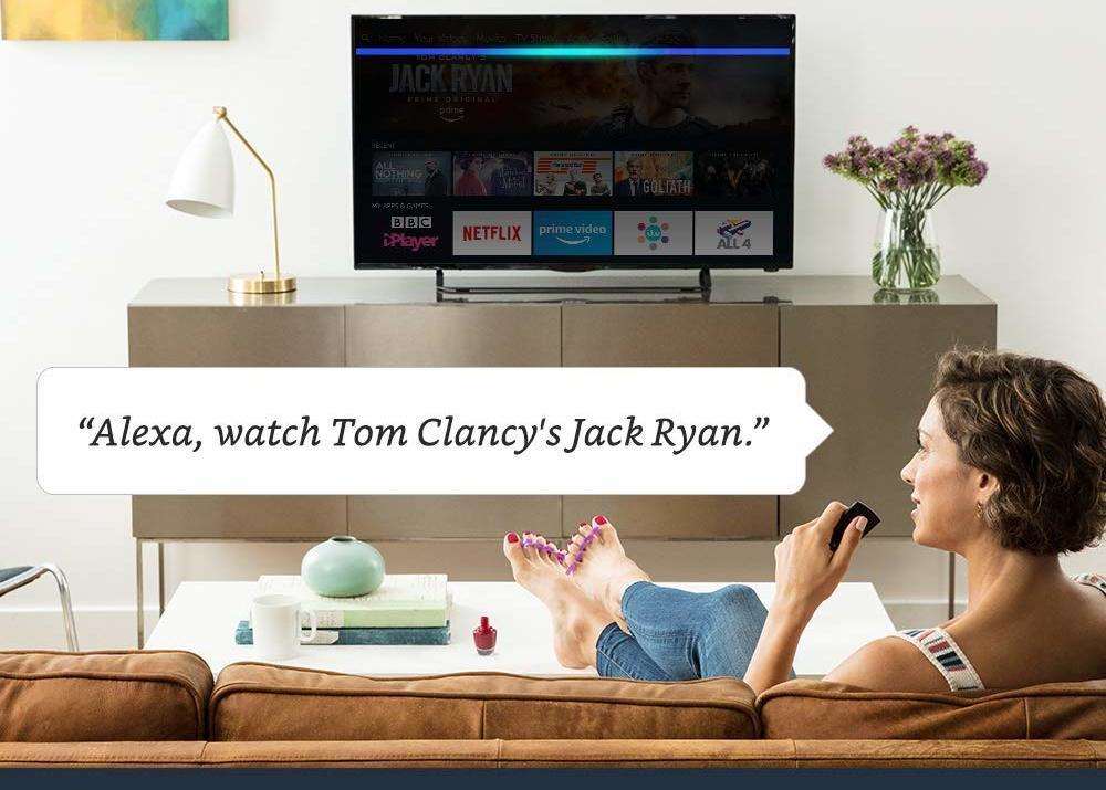 The latest Amazon Fire TV Stick 4K is accompanied with the voice-controlled Alexa virtual assistant built-in.