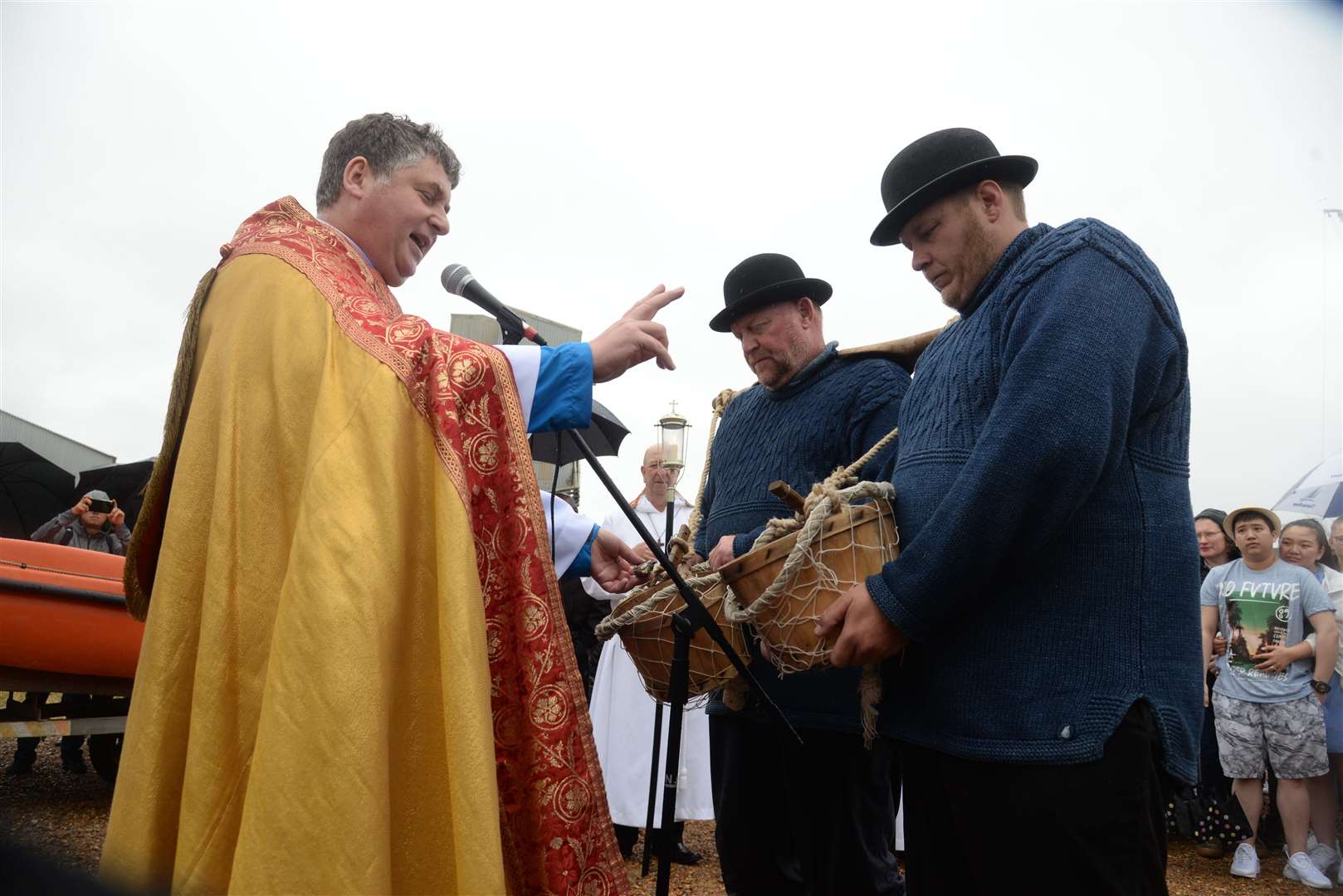 The Landing of the Oysters at the Whitstable Oyster Festival, which celebrates the town's famous delicacy. Picture: Chris Davey