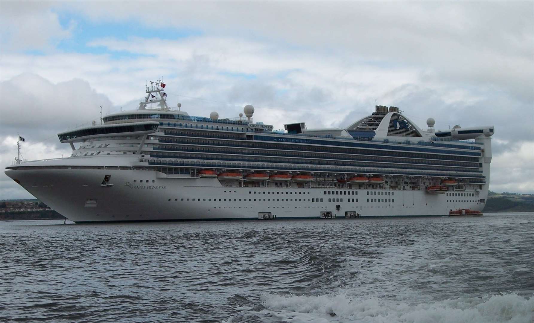 The Grand Princess cruise ship is due to head for Oakland, California. Picture: Wikimedia.