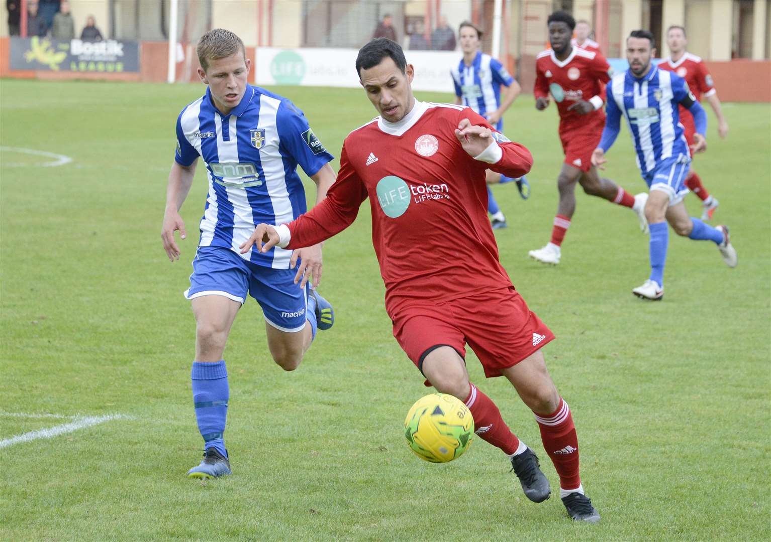 Jack Sammoutis has played his last game for Hythe Picture: Paul Amos