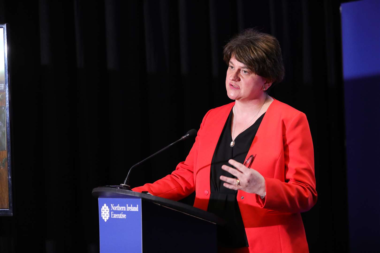 DUP leader Arlene Foster said it was a fantastic step forward (Kelvin Boyes/Press Eye/PA)