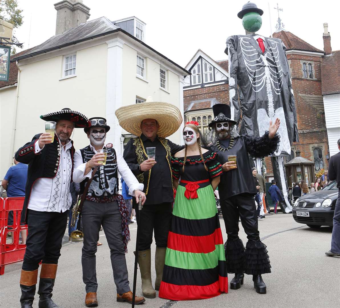 Morris Dancers from North Down Morris in Cranbrook last year Picture: Andy Jones