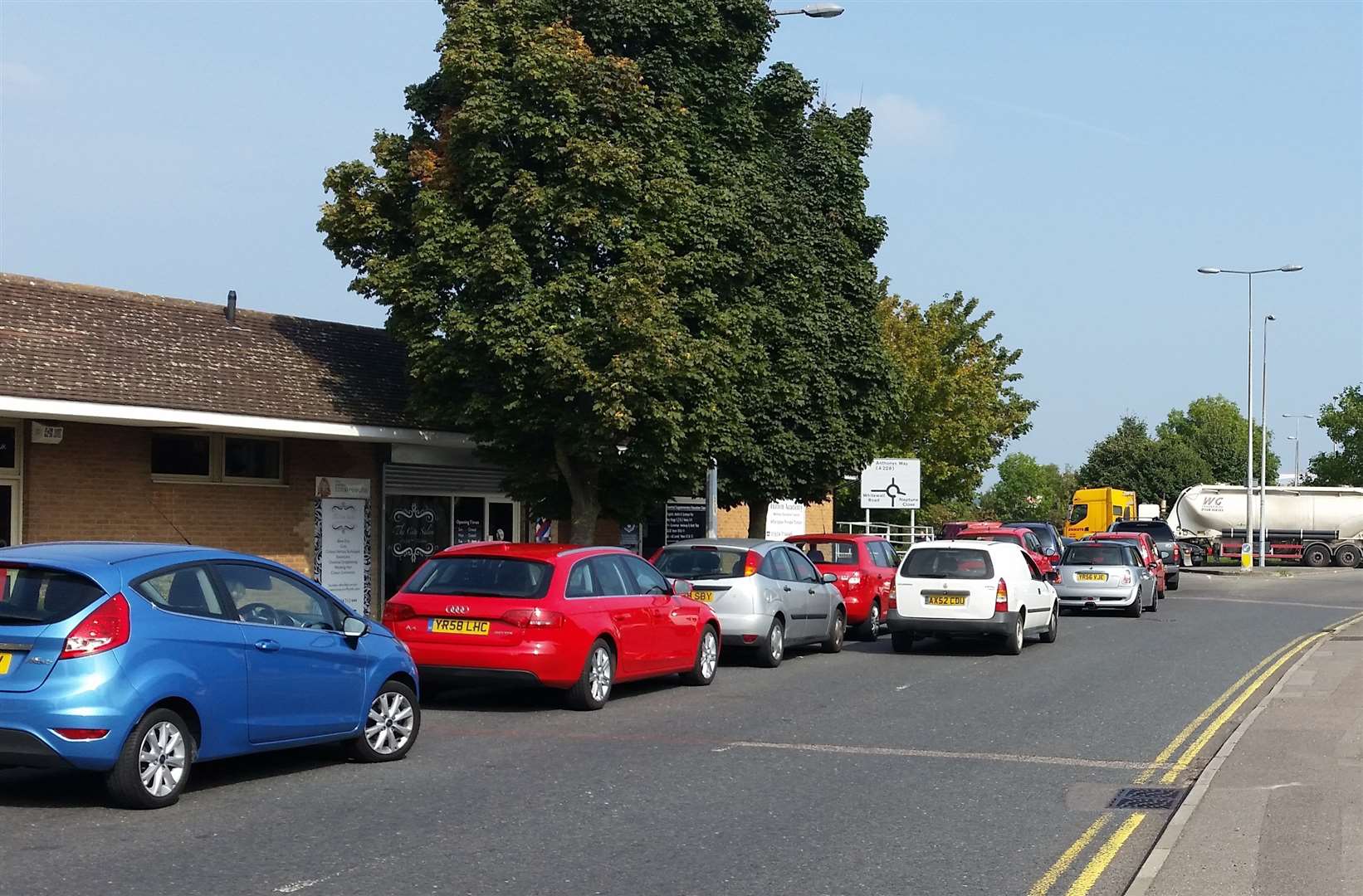 Traffic on the Medway City Estate in Strood