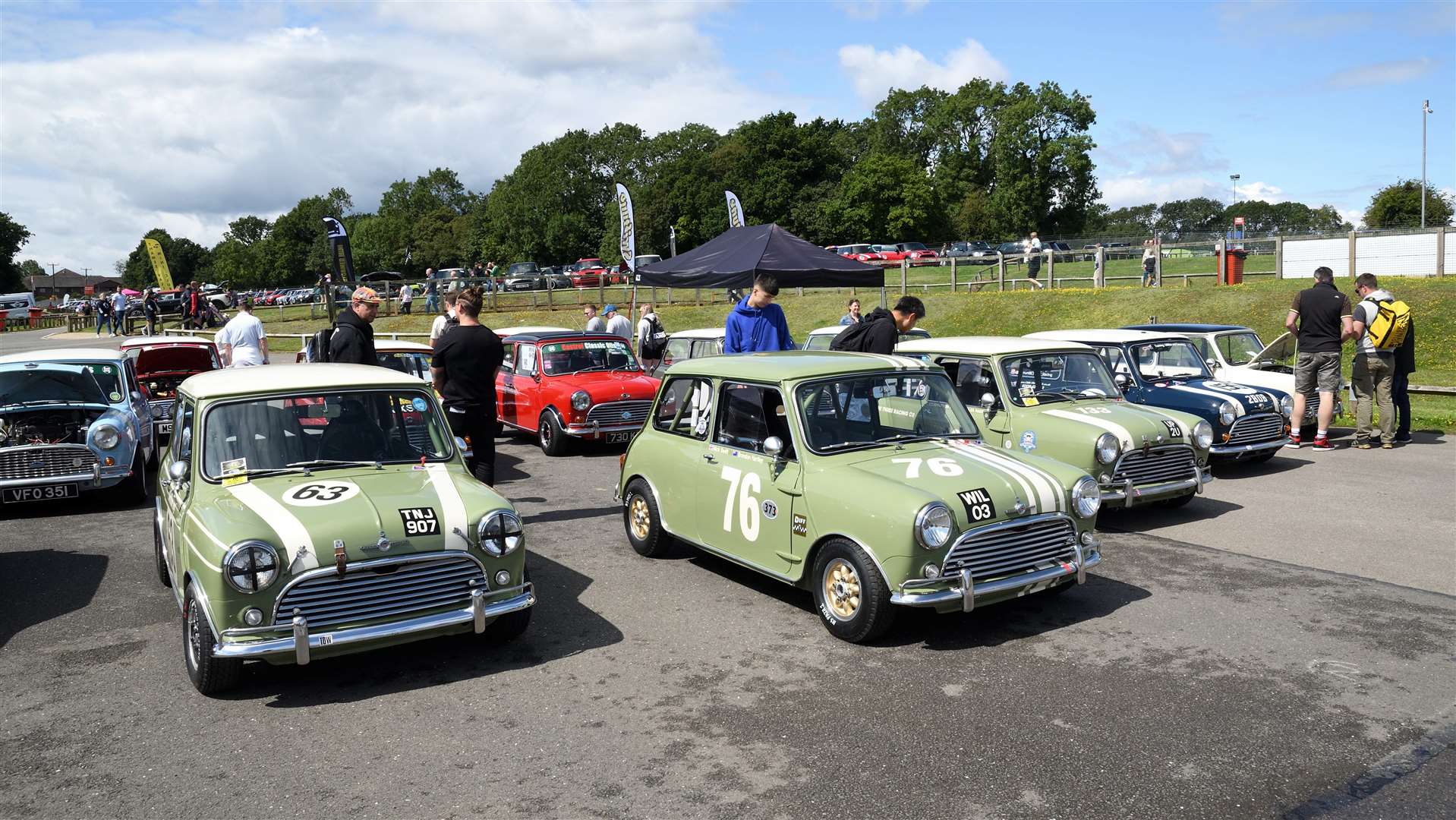 St Michaels-based engine specialists Swiftune put on a Mini Cooper S display. Picture: Simon Hildrew