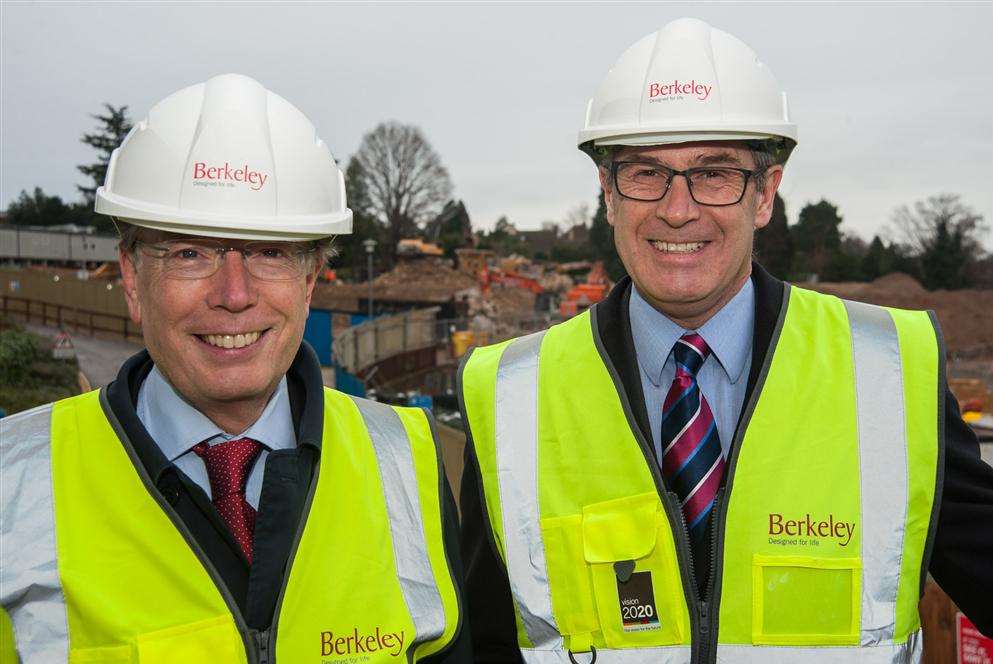 From left, Cripps' senior partner Michael Stevens and managing partner Gavin Tyler