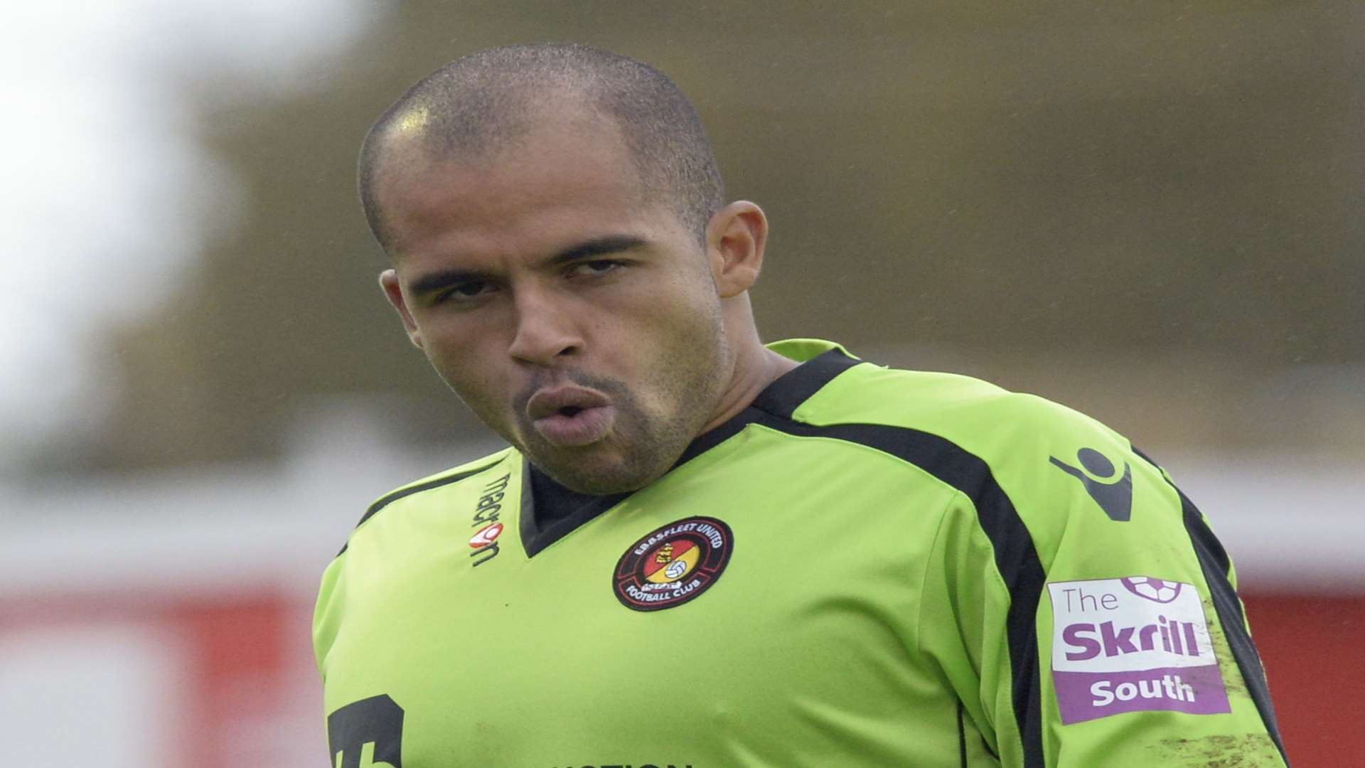 Ebbsfleet keeper Preston Edwards has joined Boreham Wood on a season-long loan Picture: Andy Payton