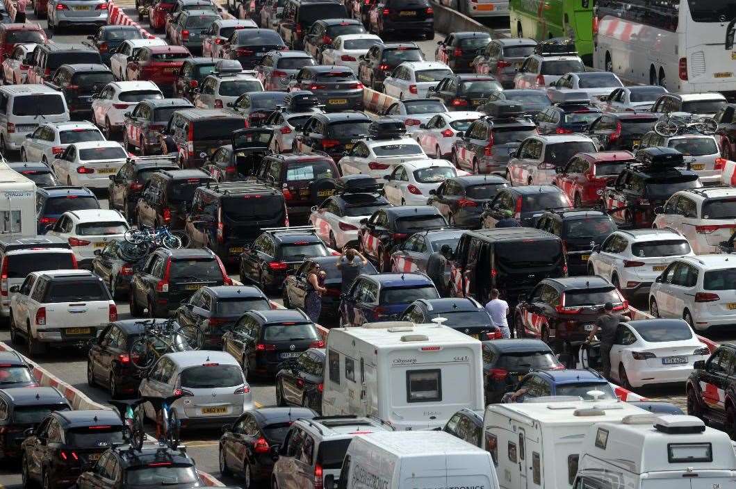 There are fears that new EU border rules will mean lengthy queues at the Port of Dover. Picture: Barry Goodwin.