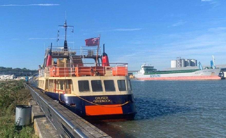 Jetstream Tours currently run river tours to Sun Pier at Chatham and ran a service from Southend to Rochester Pier before 2019. Photo: Medway Council