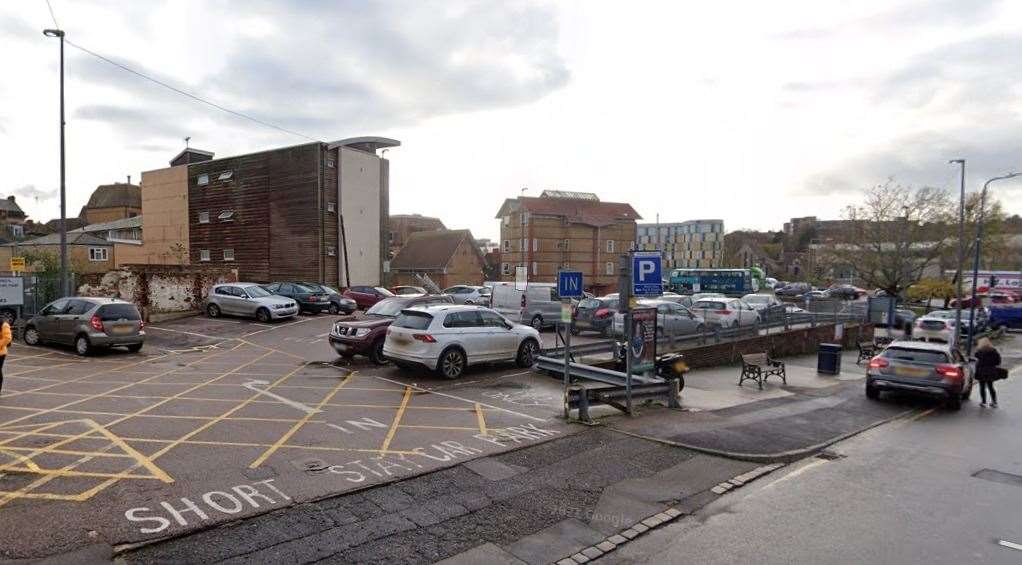 The assault happened in Medway Street car park in Maidstone. Picture: Google