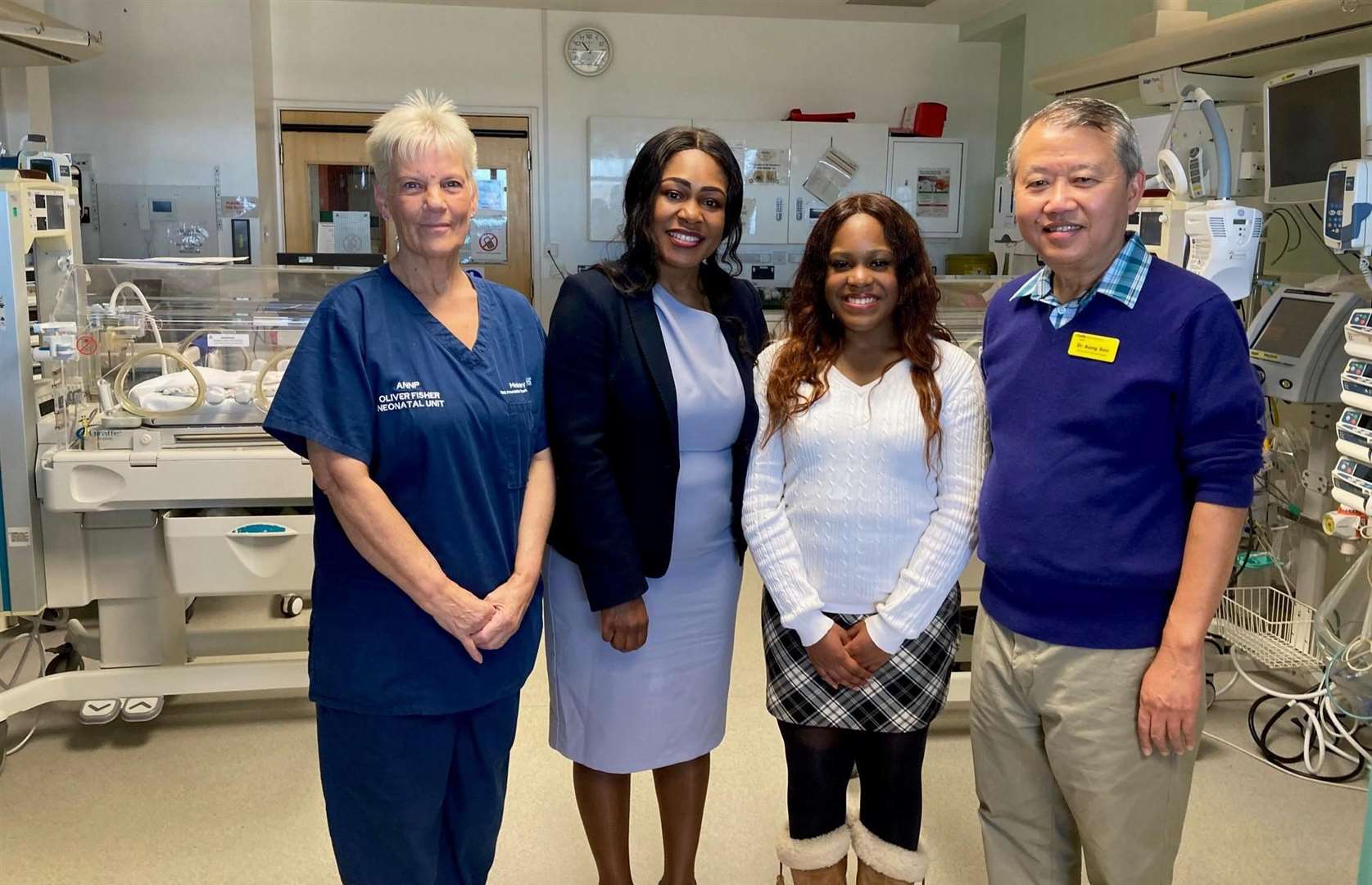 From left: Alison Youdale, Dr Jenny Teke, Lorraine Che and Dr Aung Soe. Picture: NHS Medway