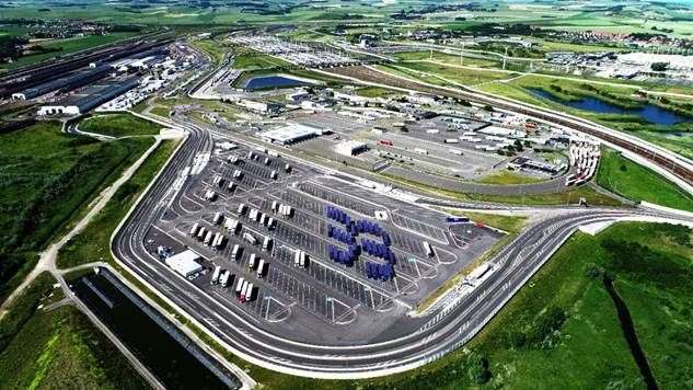 Eurotunnel's 33 millionth truck travelled through the route on Monday. Picture: Getlink