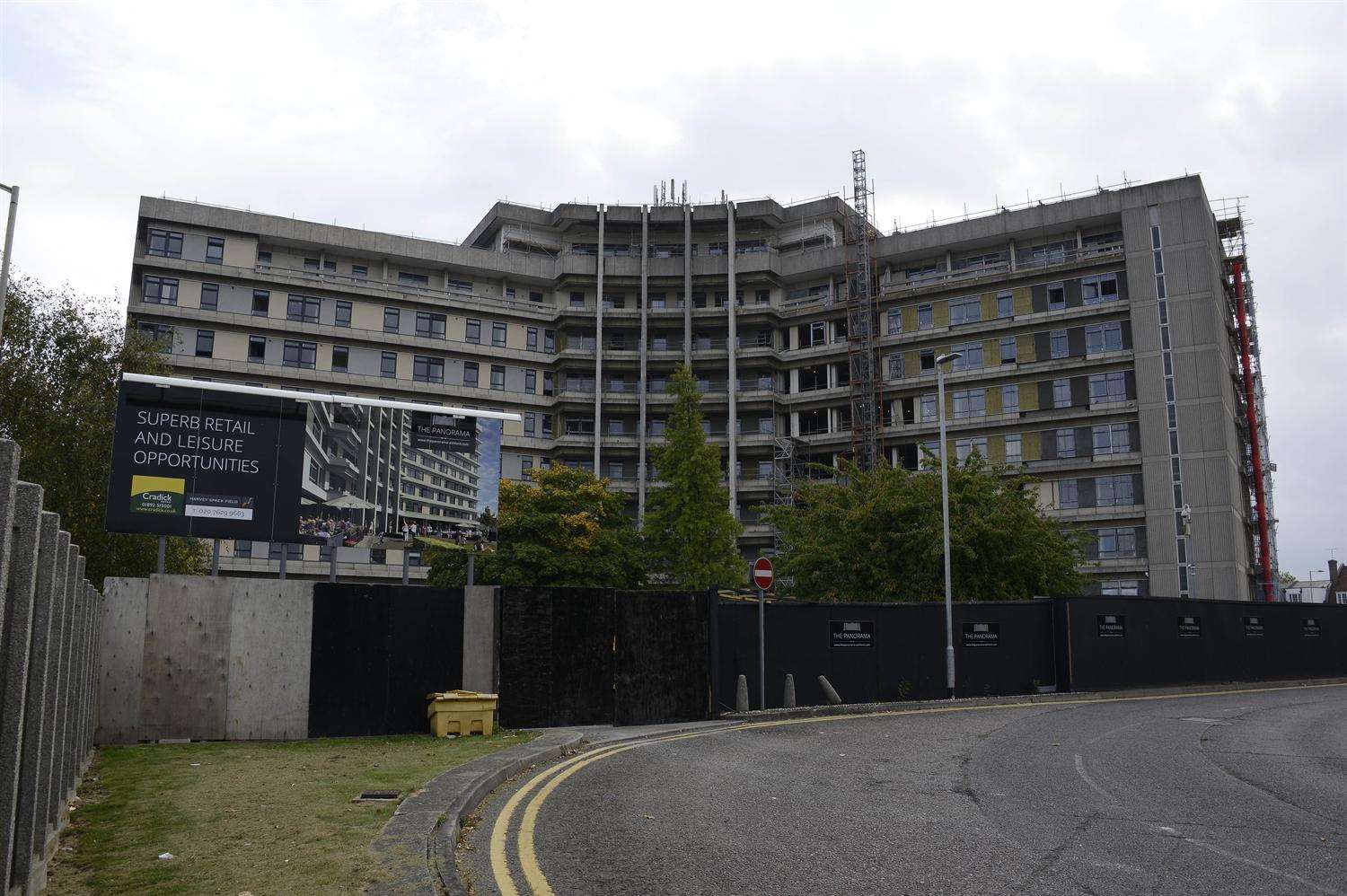 The Panorama building, where Ryan died. Picture: Paul Amos