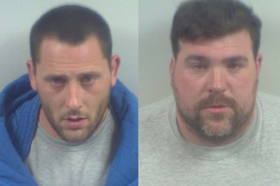 Stribling (left) and Stilwell have been jailed for more than four years each