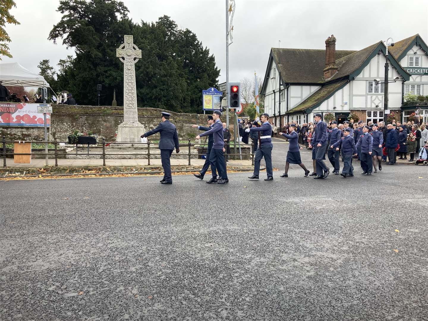 Remembrance Service held outside St Margaret’s, Rainham