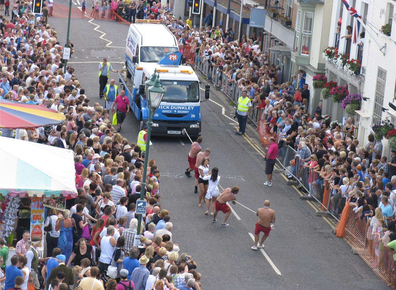 The Lorry pull. Picture Jimmy Davies