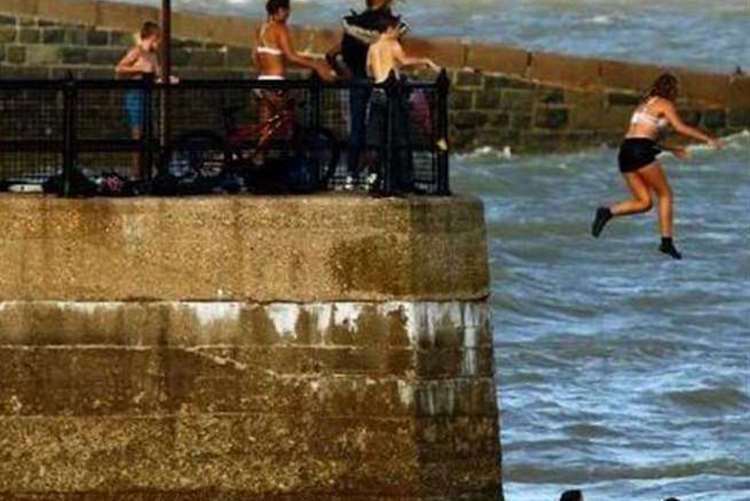 Tombstoning is a dangerous activity that can lead to serious injury or even death. Picture: Stock image