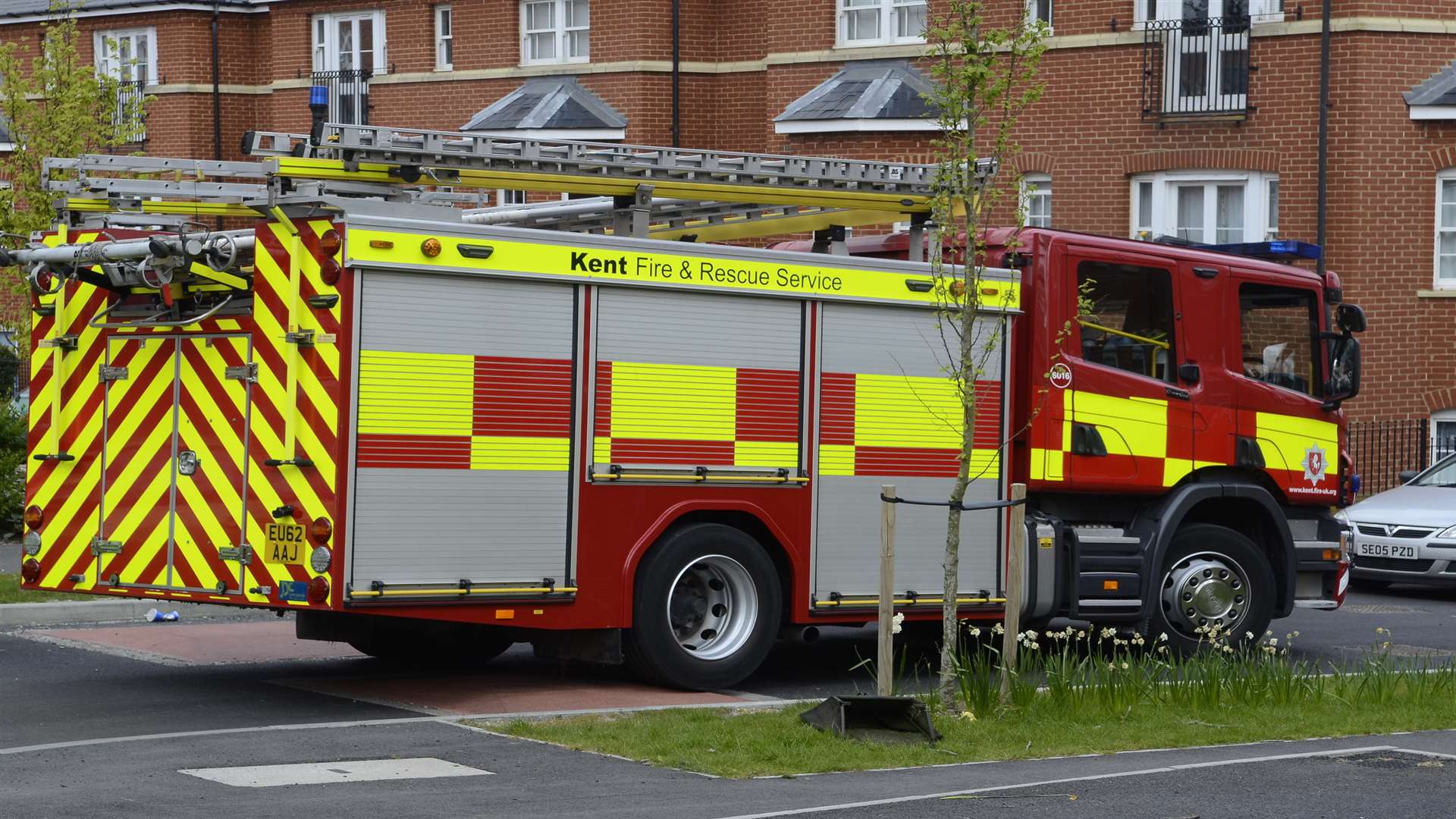 Firefighters attended the scene. Stock image