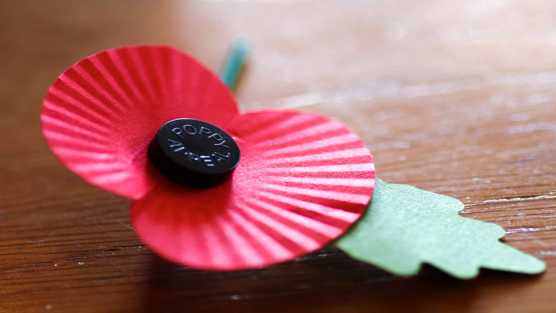 The man was selling poppies