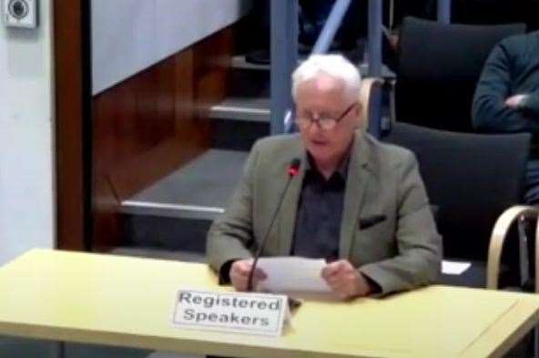 Michael Whitehouse said the pub is no longer viable. Picture: Gravesham Borough Council/YouTube