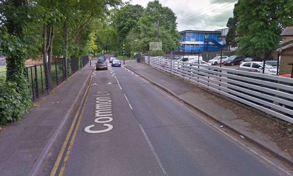 Emergency services were called to Common Lane, Wilmington, at around 2.30pm, after a person was hit by a car. Picture: Google Maps (29051180)