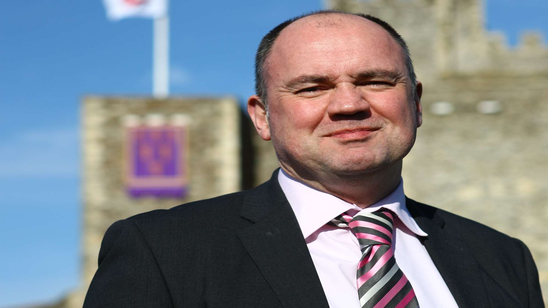 Neil McCollum, historic properties director for English Heritage in the South East, at Dover Castle