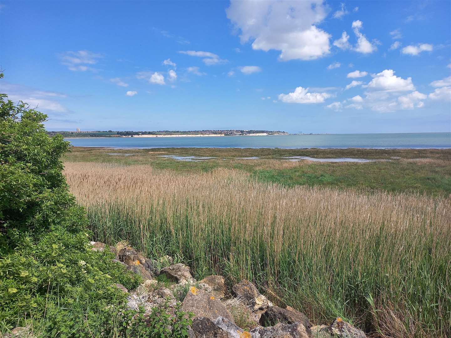 Crews were at Pegwell Bay this morning