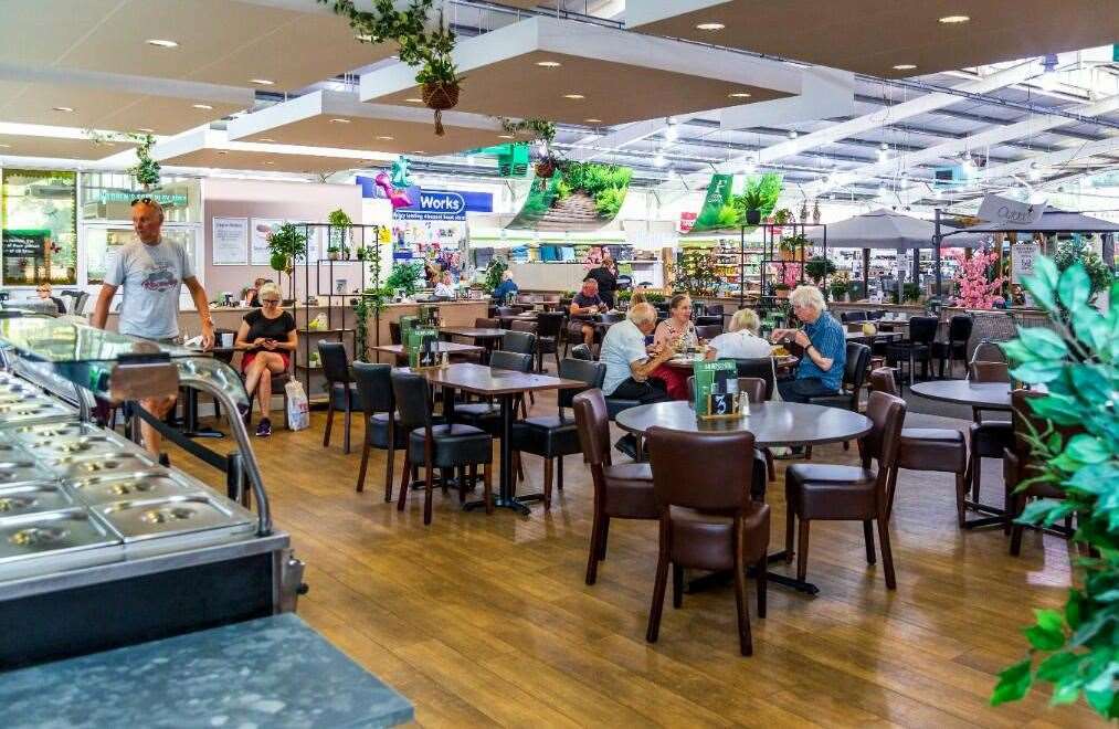 Ramsgate Garden Centre has a restaurant and other attractions. Picture: Rightmove/CBRE