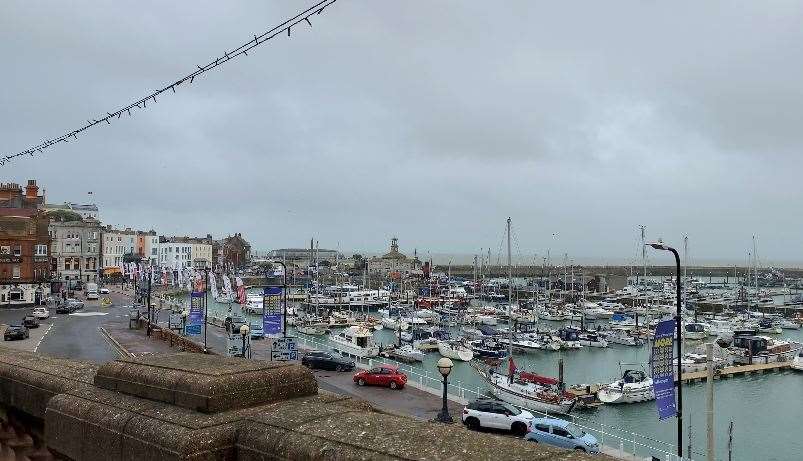 The ex sportsman’s restaurant overlooks Ramsgate Harbour