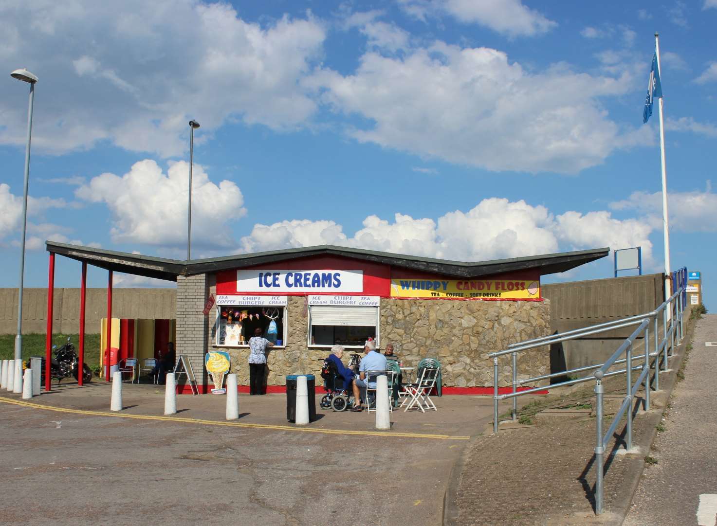 Sheerness: One of two places we found selling ice cream