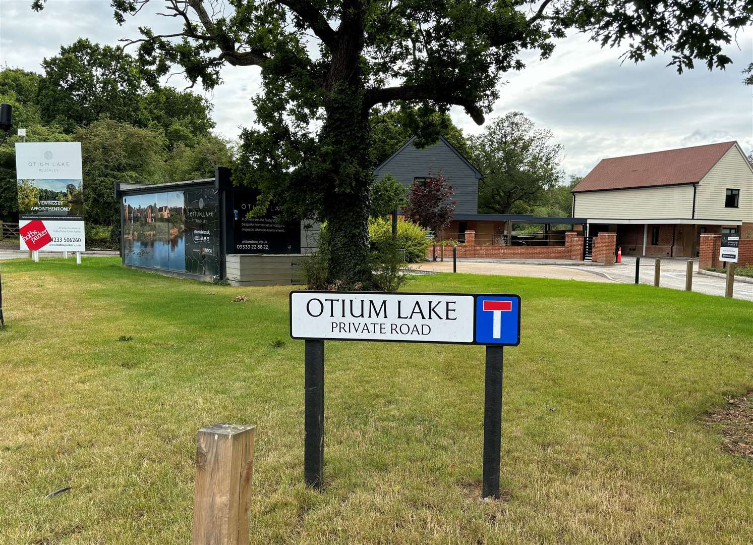 Otium Lake is an ongoing 31-home development opposite the station