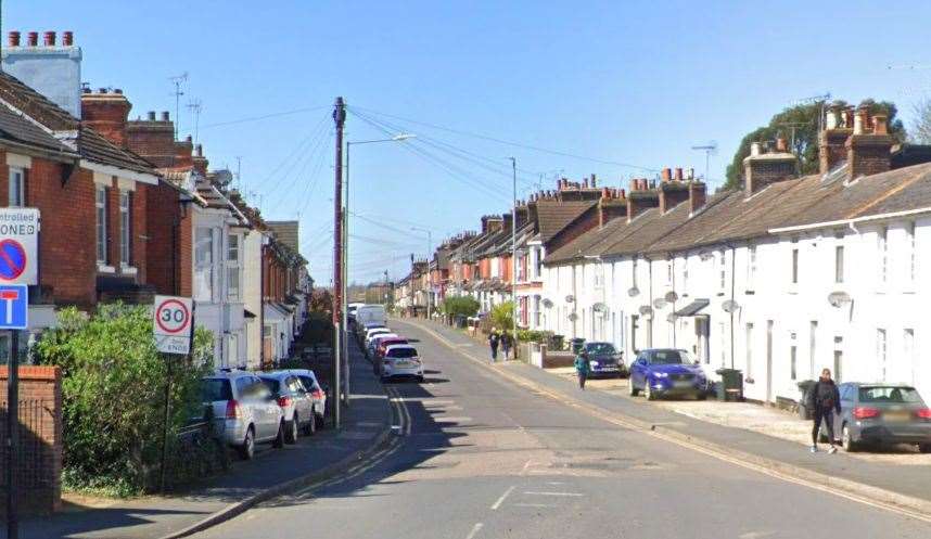 The incident happened in Godinton Road, Ashford on June 6. Picture: Google