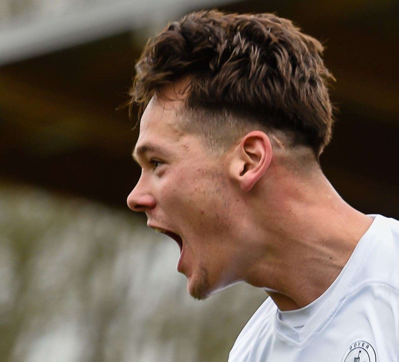 Dover forward Alfie Pavey. Picture: Alan Langley