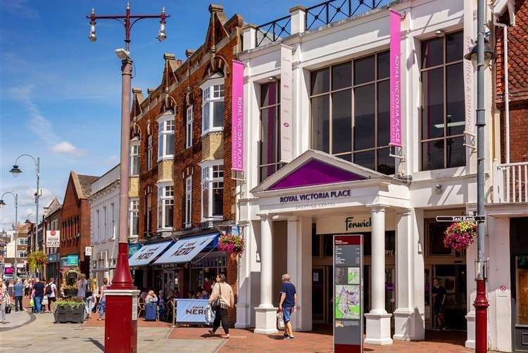 Royal Victoria Place mall in Tunbridge Wells is offering free parking during the Christmas period. Picture: RVP/ David Dettmann