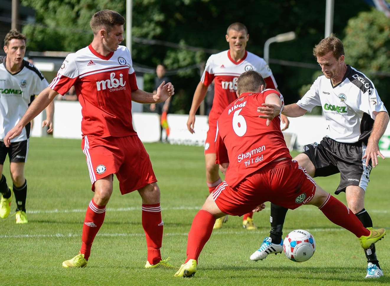 Dover take on FC Halifax in their season opener. Picture: Roger Charles