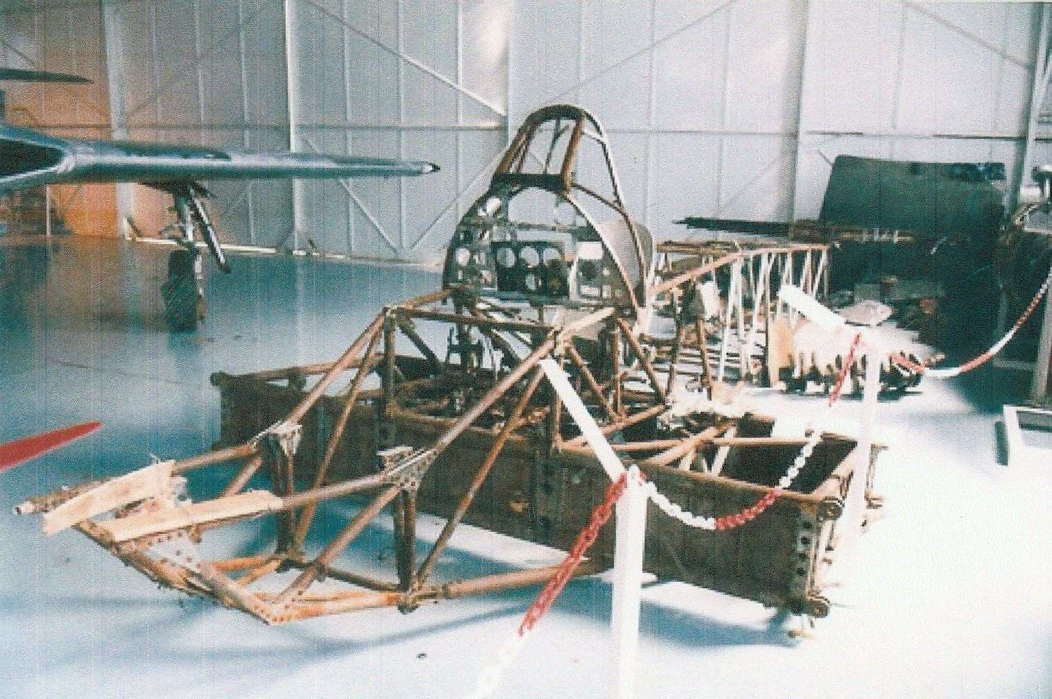 The skeletal shell of the Hurricane