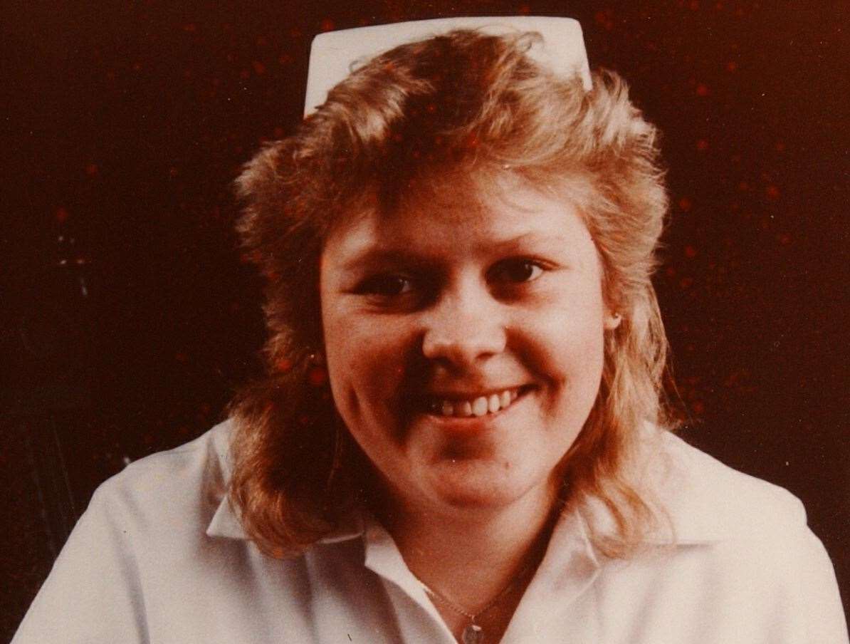 Debbie Griggs as a nurse