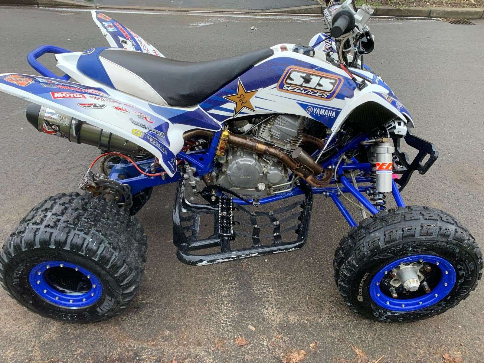 Charlie Dixon's quadbike was stolen earlier this month (44547919)