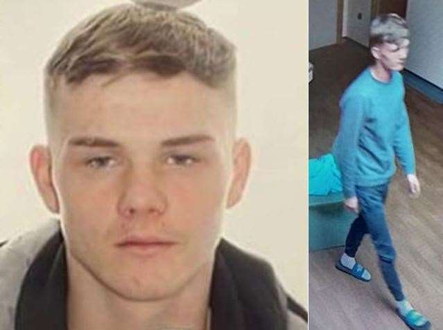 Harry Elder, 19, was last seen in Gillingham on Thursday morning. Picture: Kent Police