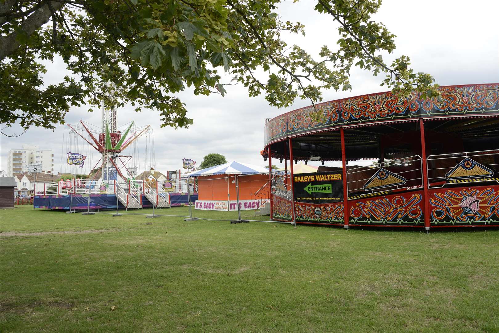 The Herne Bay Funfair in Dering Road