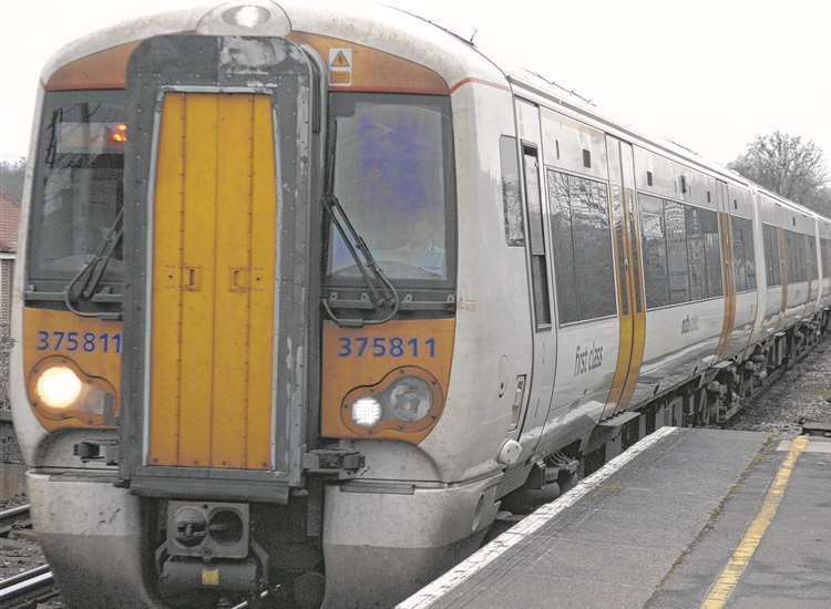 Two men were reportedly attacked on a platform at Selling railway station. Picture: Stock image.