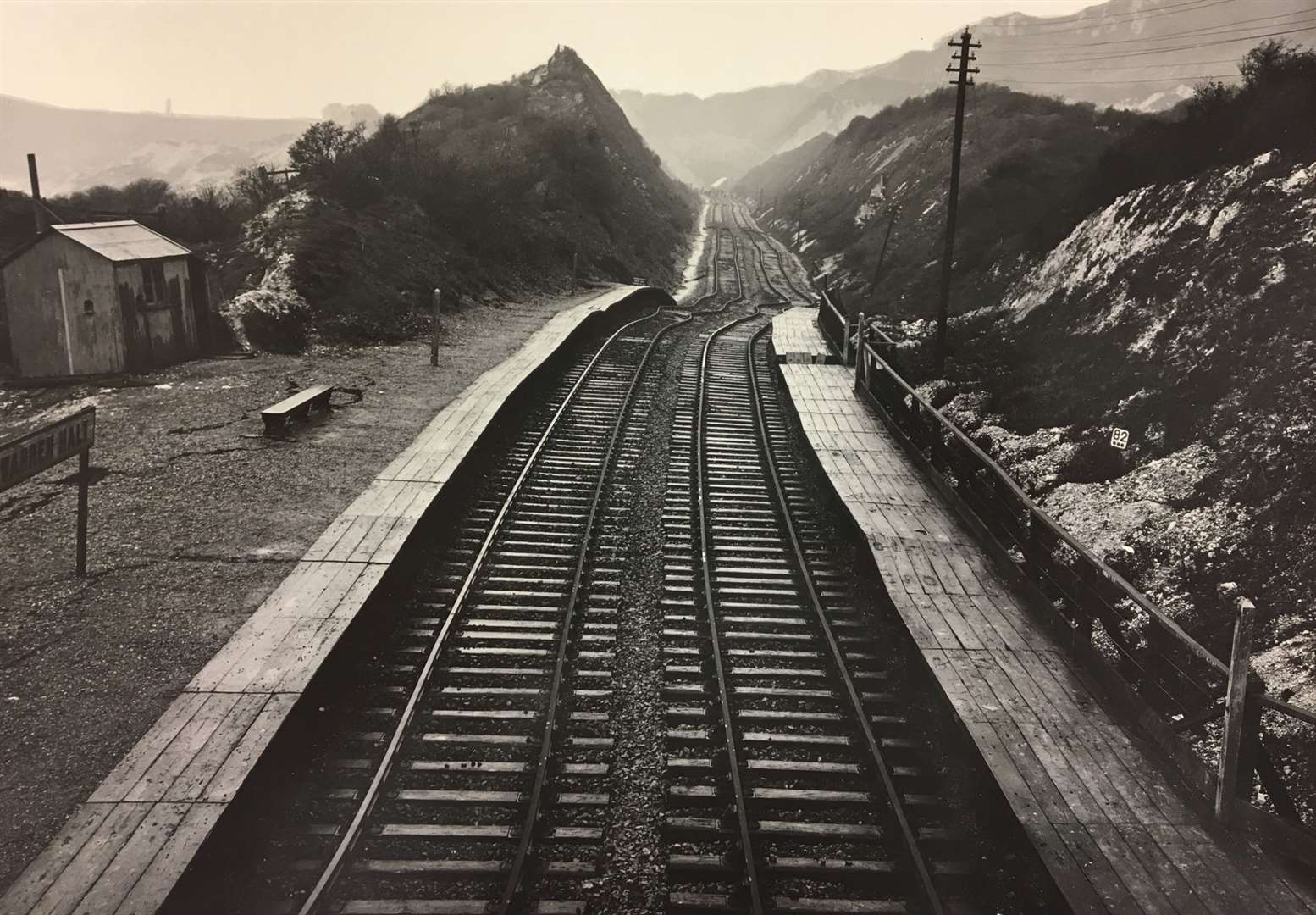 Pictures show the aftermath of the ‘Great Fall’ of 1915. Picture: Derek Butcher / Network Rail