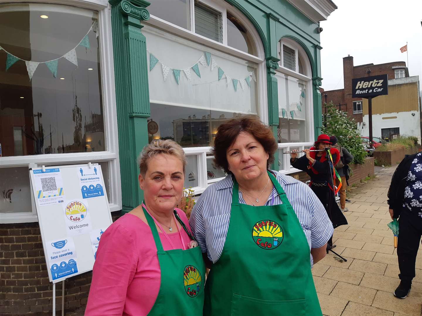 Volunteers on the Sunrise's opening day. Picture: Sam Lennon