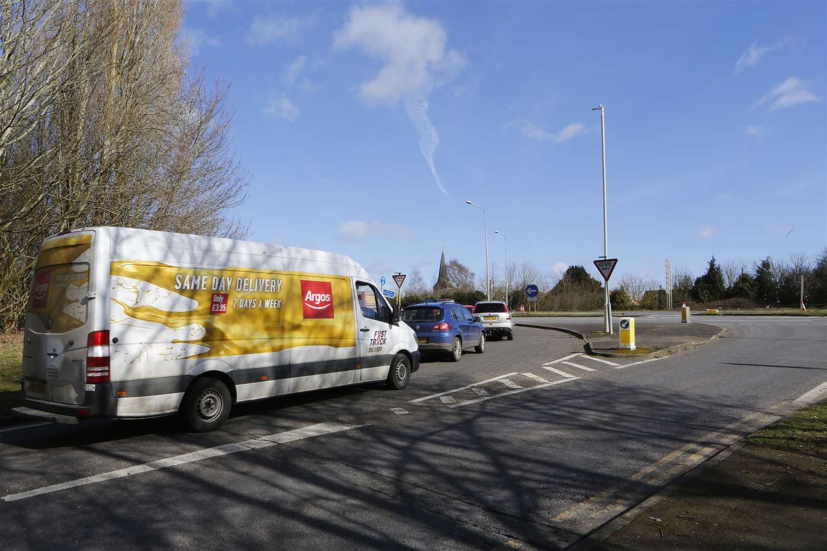 Drivers are regularly forced to queue. Picture: Andy Jones