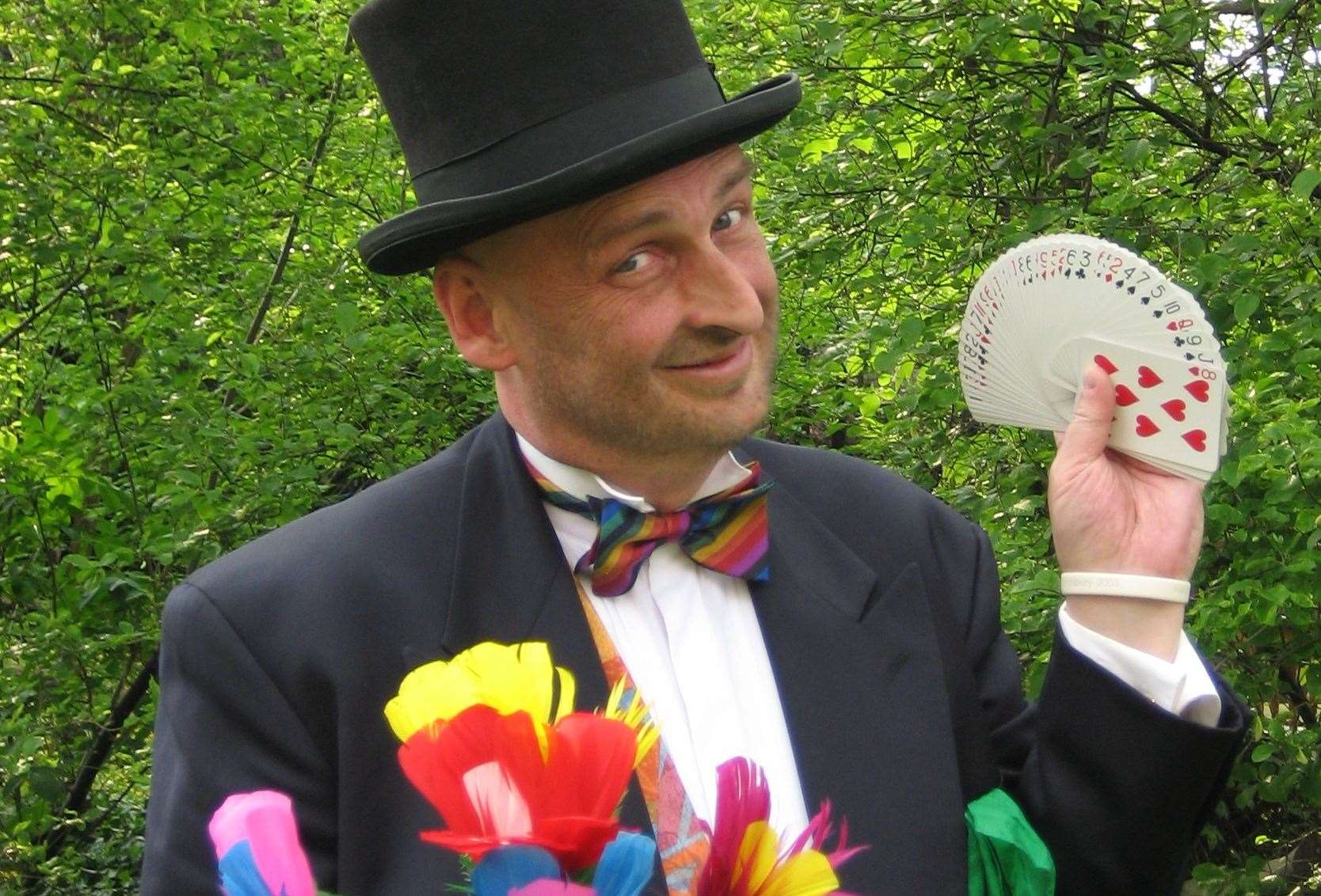 Professor Palmermoff will be doing his magic at the Canterbury Festival!