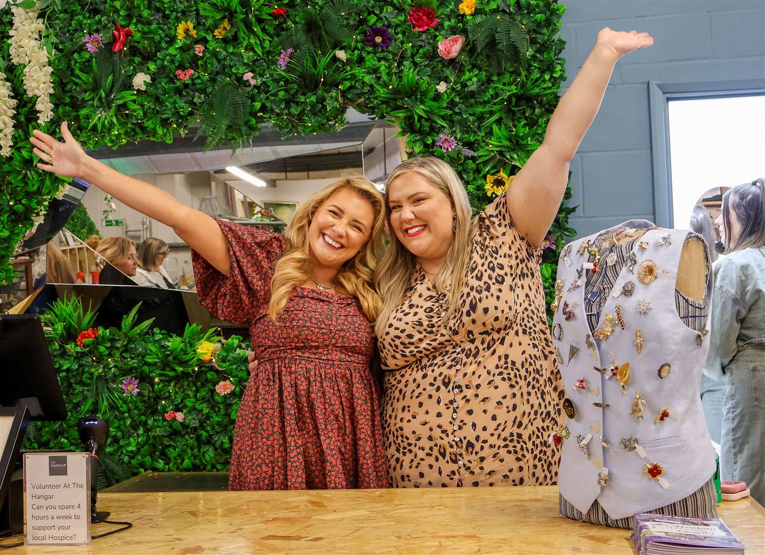 Great British Bake Off’s Laura Adlington and Tummy Diaries creator Lottie Drynan. Picture: Rachel Evans